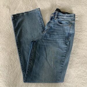 Women’s 5/27 JUDY BLUE High Waist Light Wash Straight Stretch Denim Jeans 82501